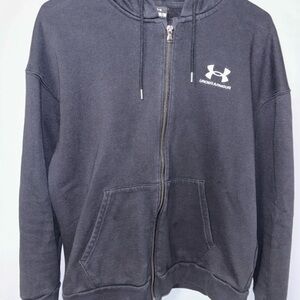 Under Armour Charcoal Full-Zip Hoodie
